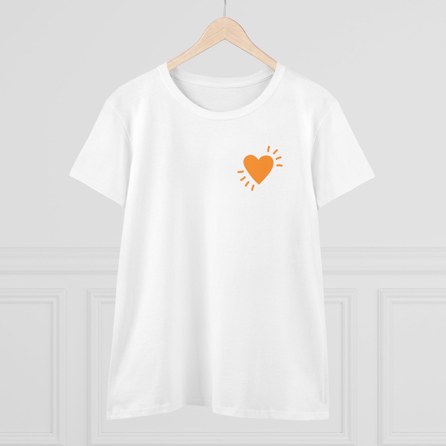 Women's Cotton Tee - Small Heart - NSW
