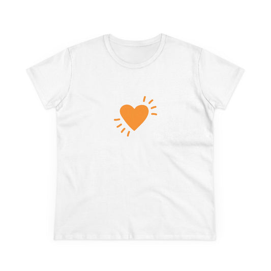 Women's Cotton Tee - Big Heart - ACT